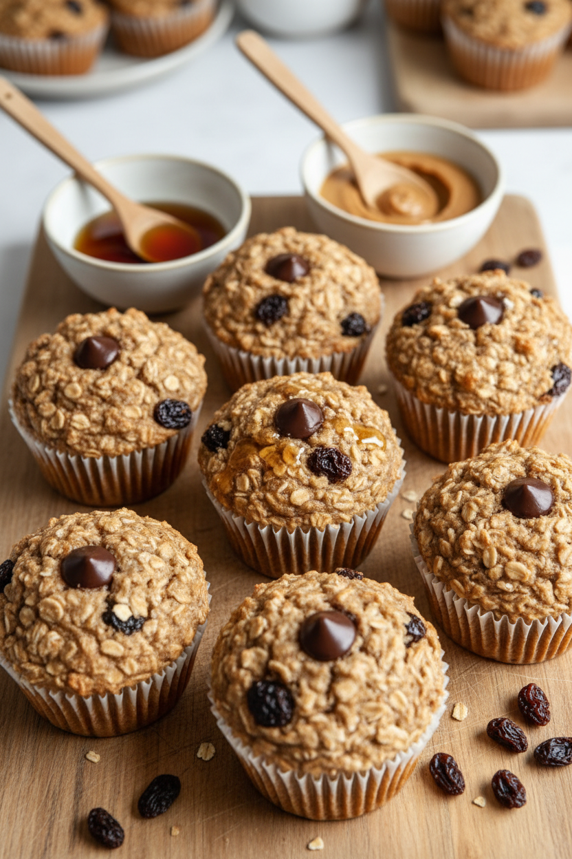 Breakfast Oatmeal Cupcakes To Go Recipe