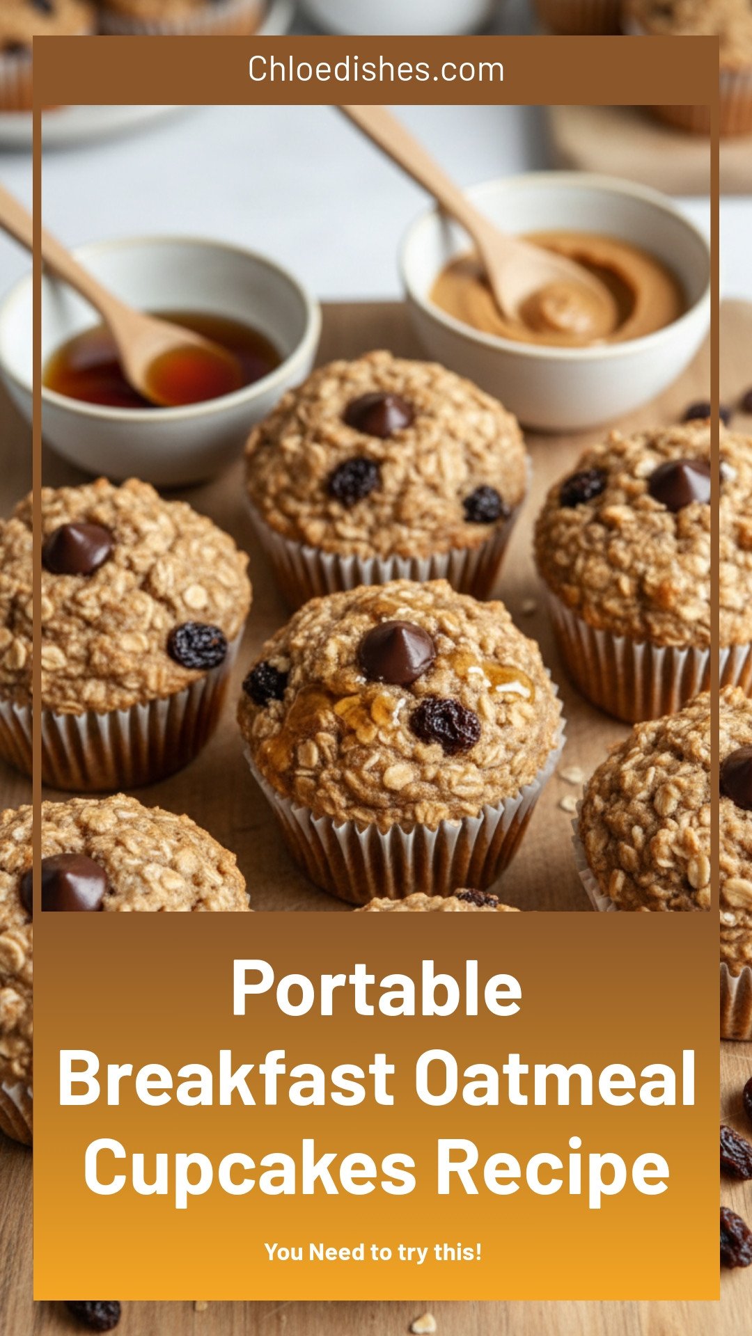 Breakfast Oatmeal Cupcakes To Go Recipe