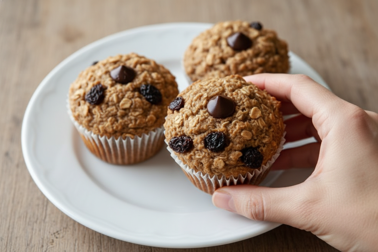 Portable Breakfast Oatmeal Cupcakes Recipe