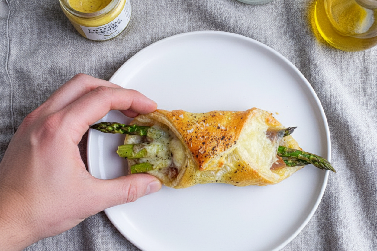 Prosciutto Asparagus Puff Pastry Bundles Recipe