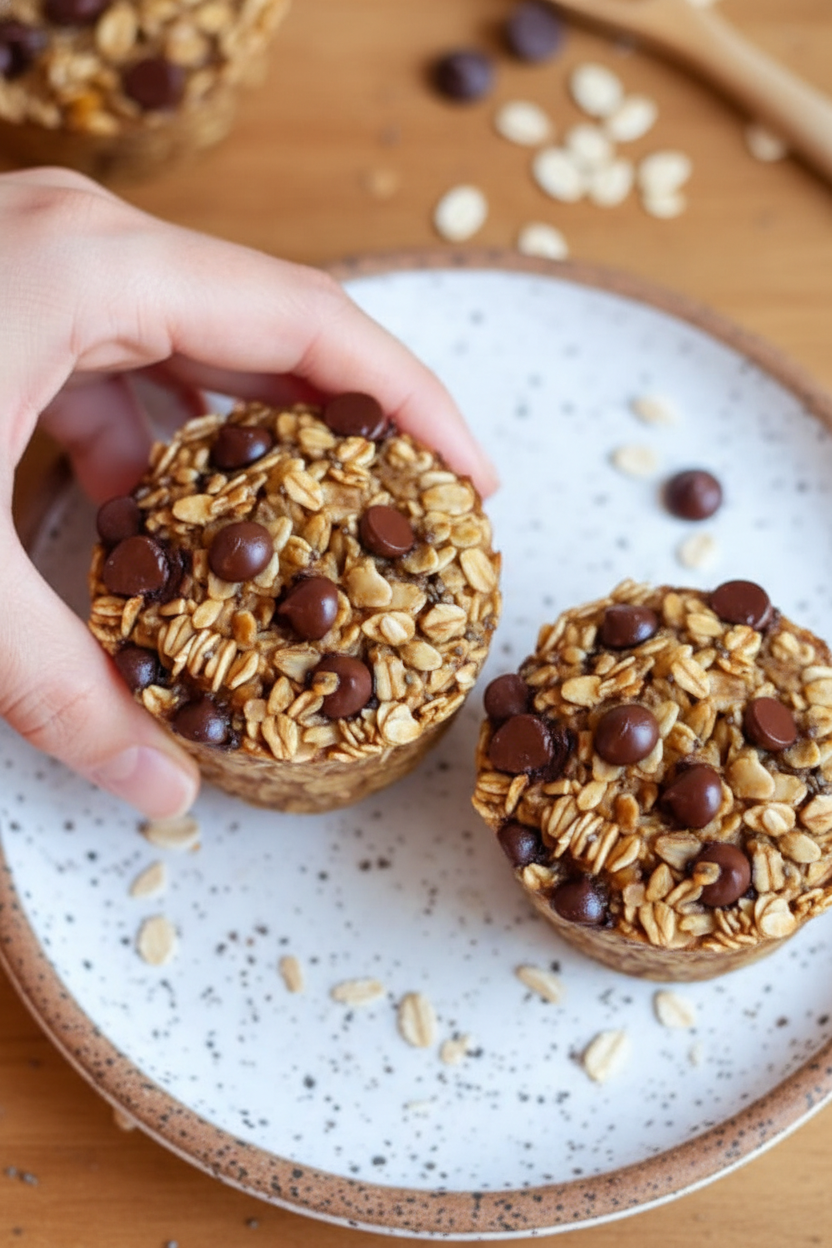 Pumpkin Baked Oats - Muffin-Style