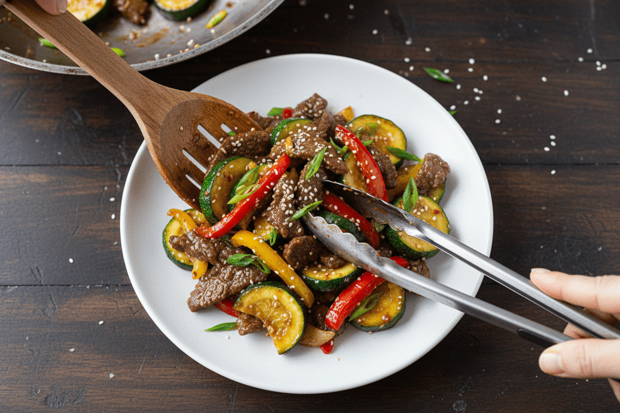 Quick Beef and Zucchini Stir Fry Recipe
