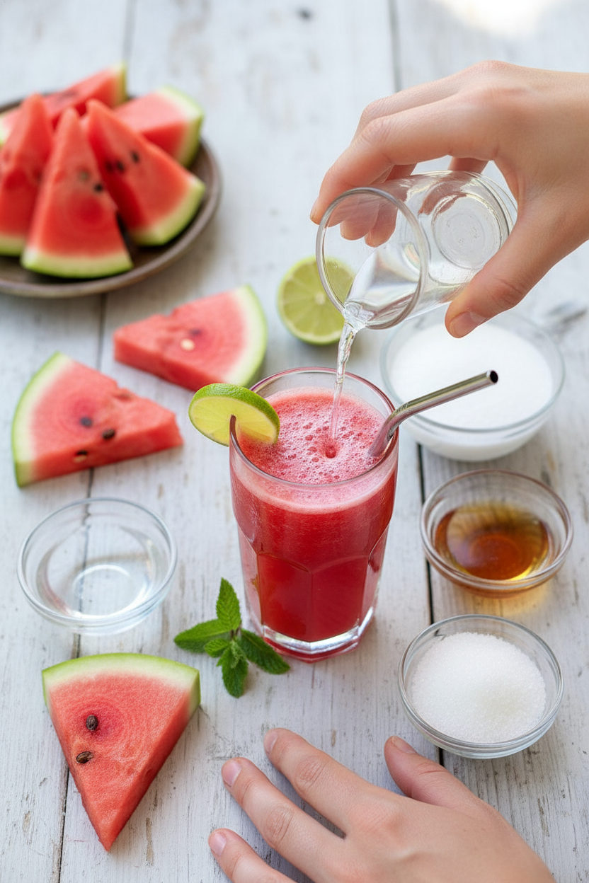 How to Make Our Refreshing Watermelon Juice Recipe
