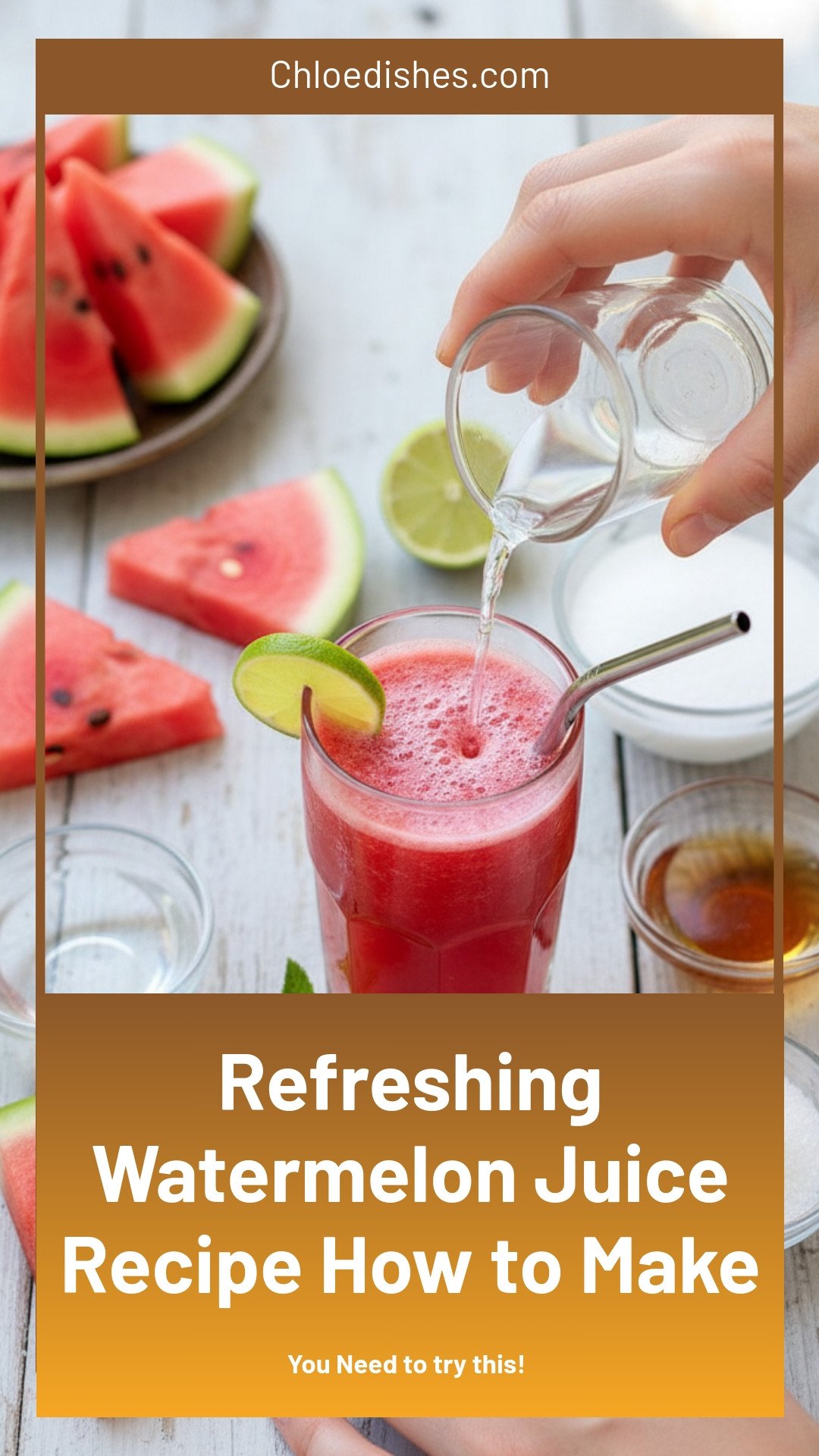 How to Make Our Refreshing Watermelon Juice Recipe
