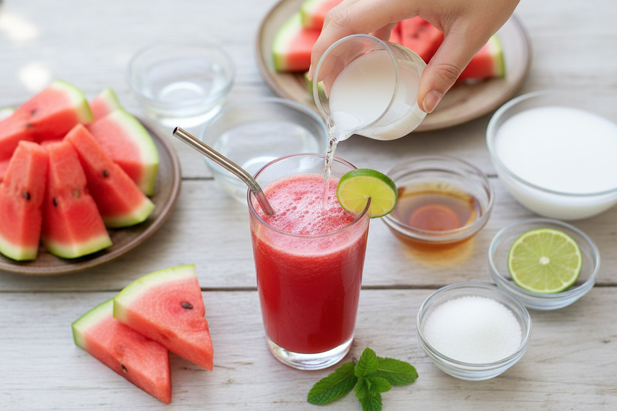 Refreshing Watermelon Juice Recipe How to Make