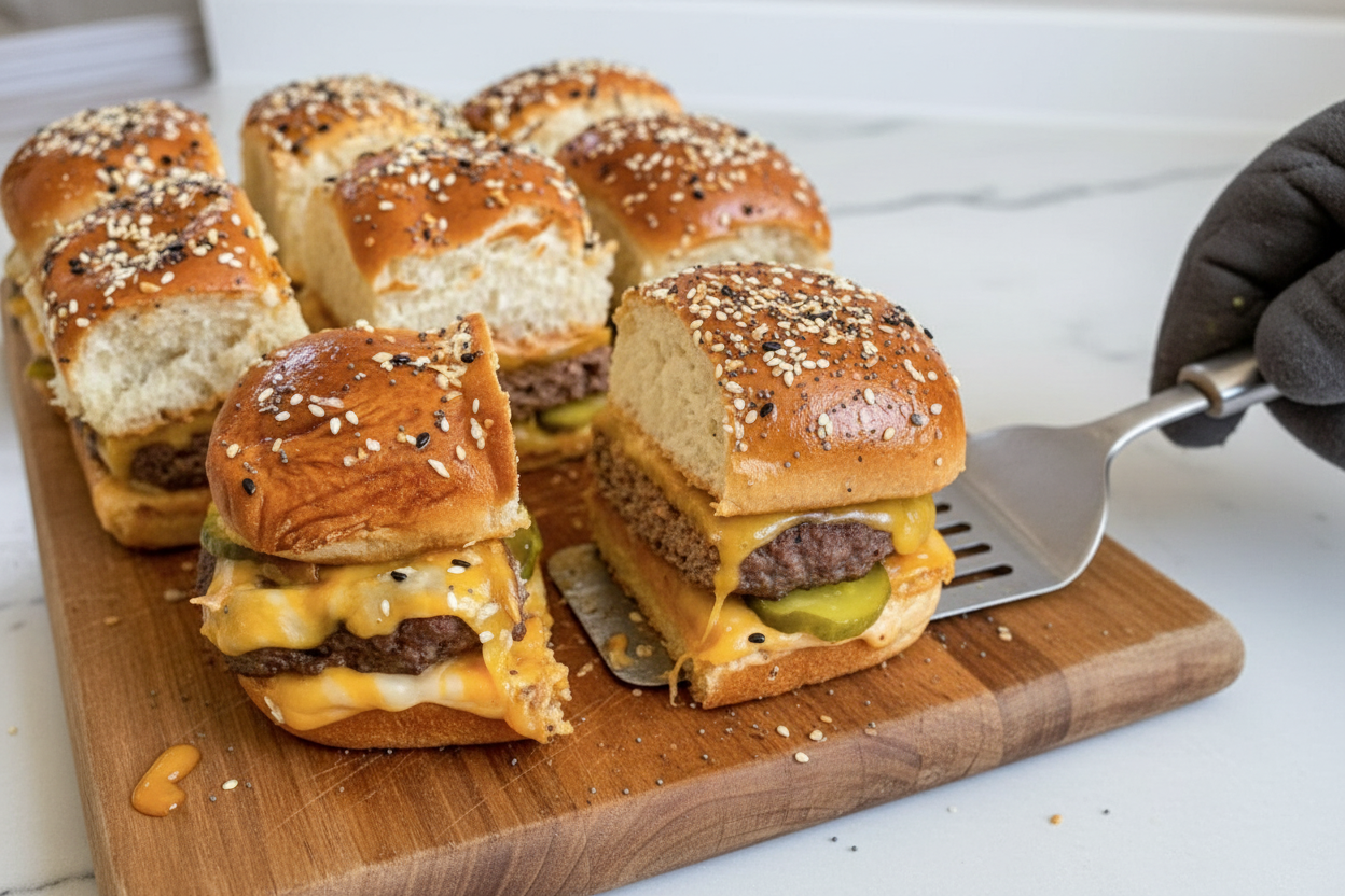 Sheet Pan Sliders Recipe by Caroline Chambers