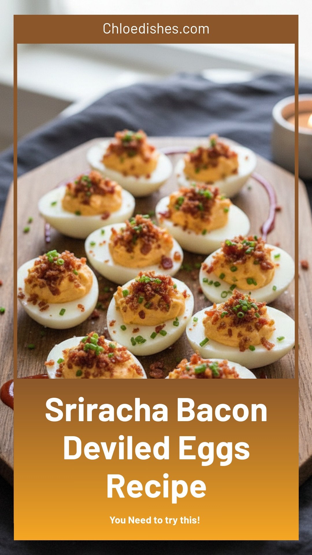 Sriracha-Bacon Deviled Eggs | Caroline Chambers