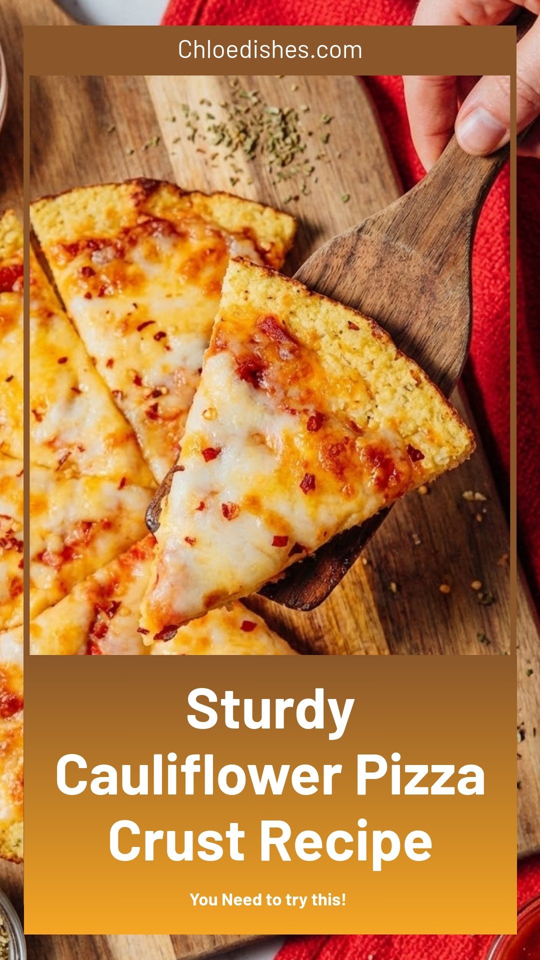 Cauliflower Pizza Crust (That Won’t Fall Apart)