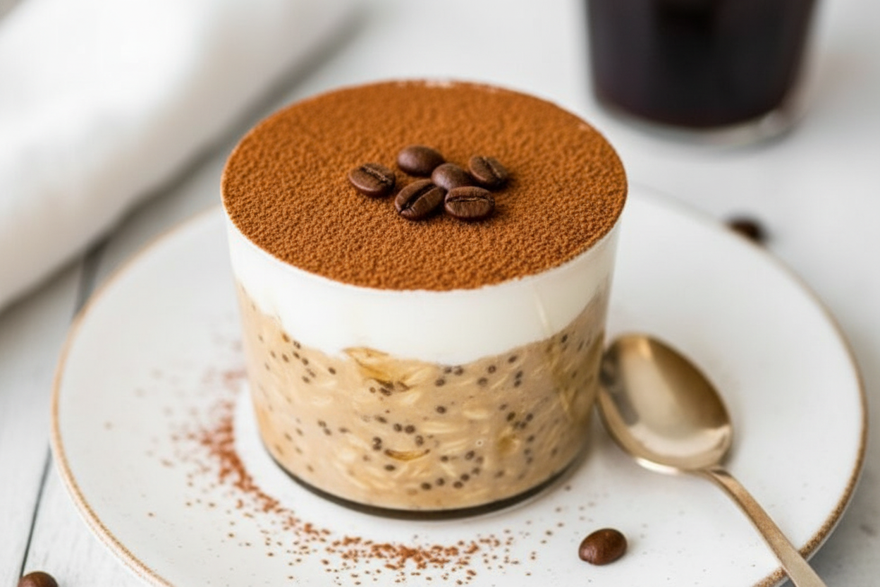 Tiramisu Overnight Oats Recipe