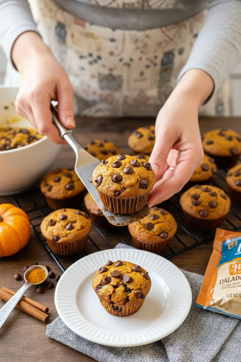 Ultimate Pumpkin Chocolate Chip Muffins