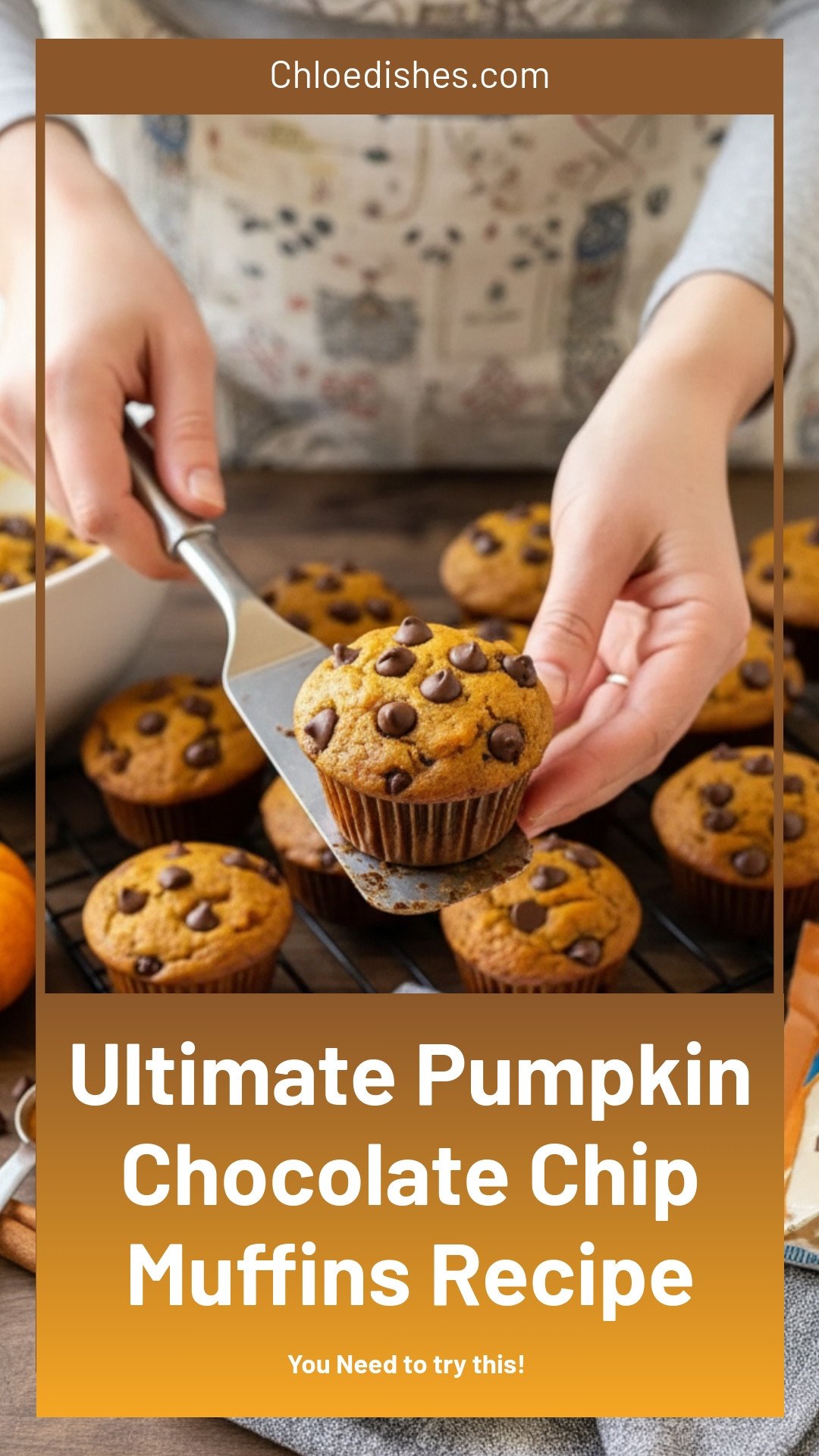 Ultimate Pumpkin Chocolate Chip Muffins