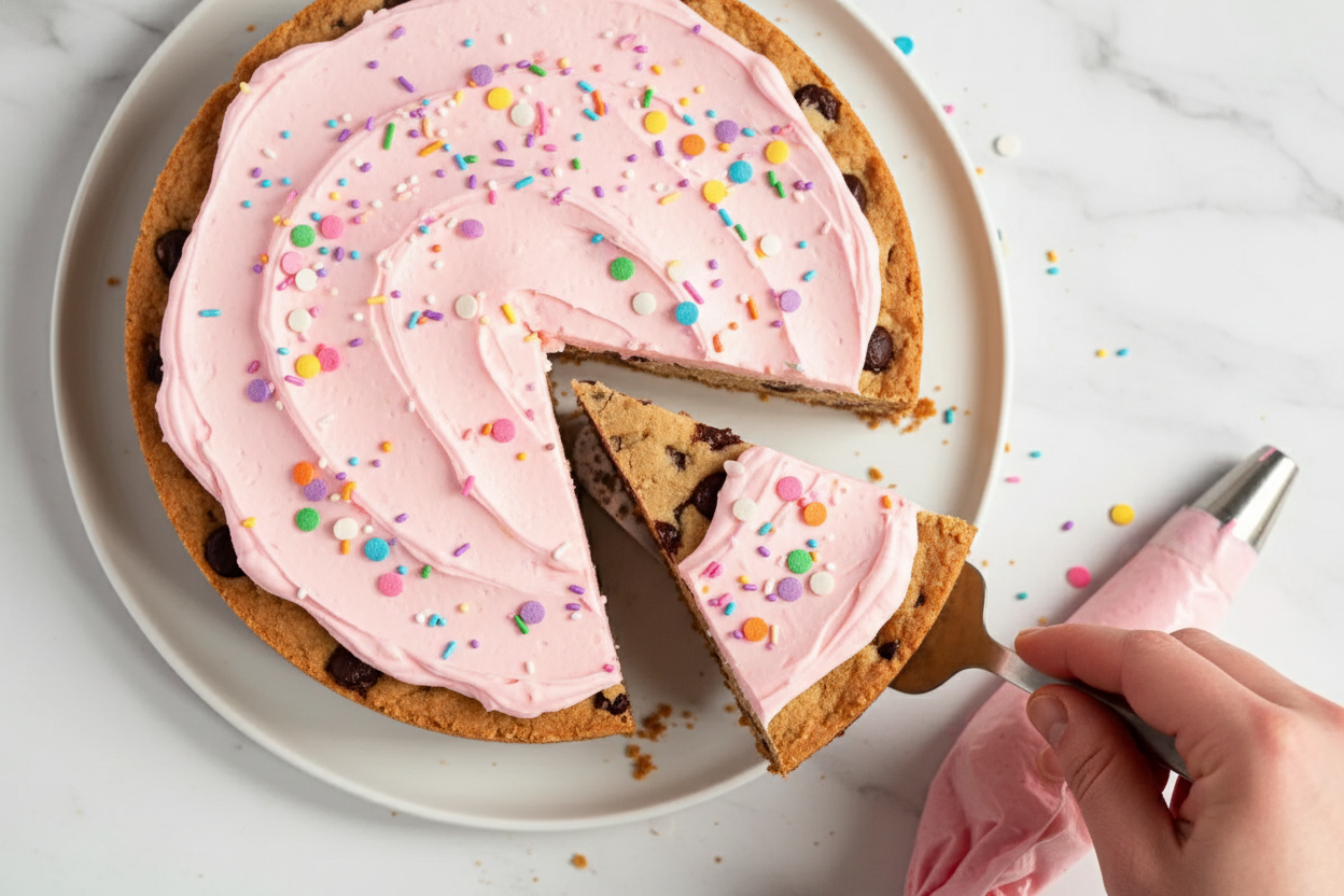 Vegan Gluten Free Chocolate Chip Cookie Cake