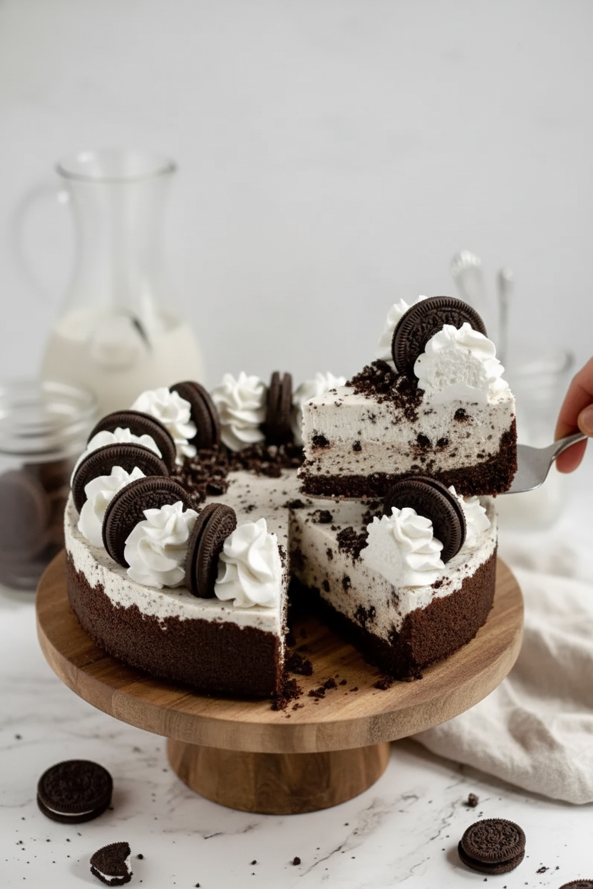 Gluten-Free Oreo Cheesecake (Vegan Option)