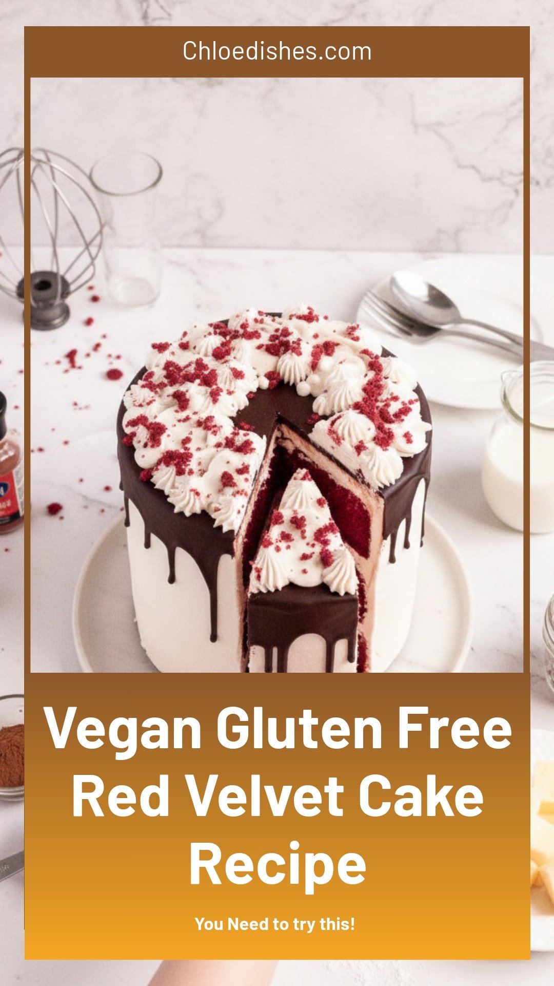 Gluten-Free Red Velvet Cake (Dairy-Free/Vegan)