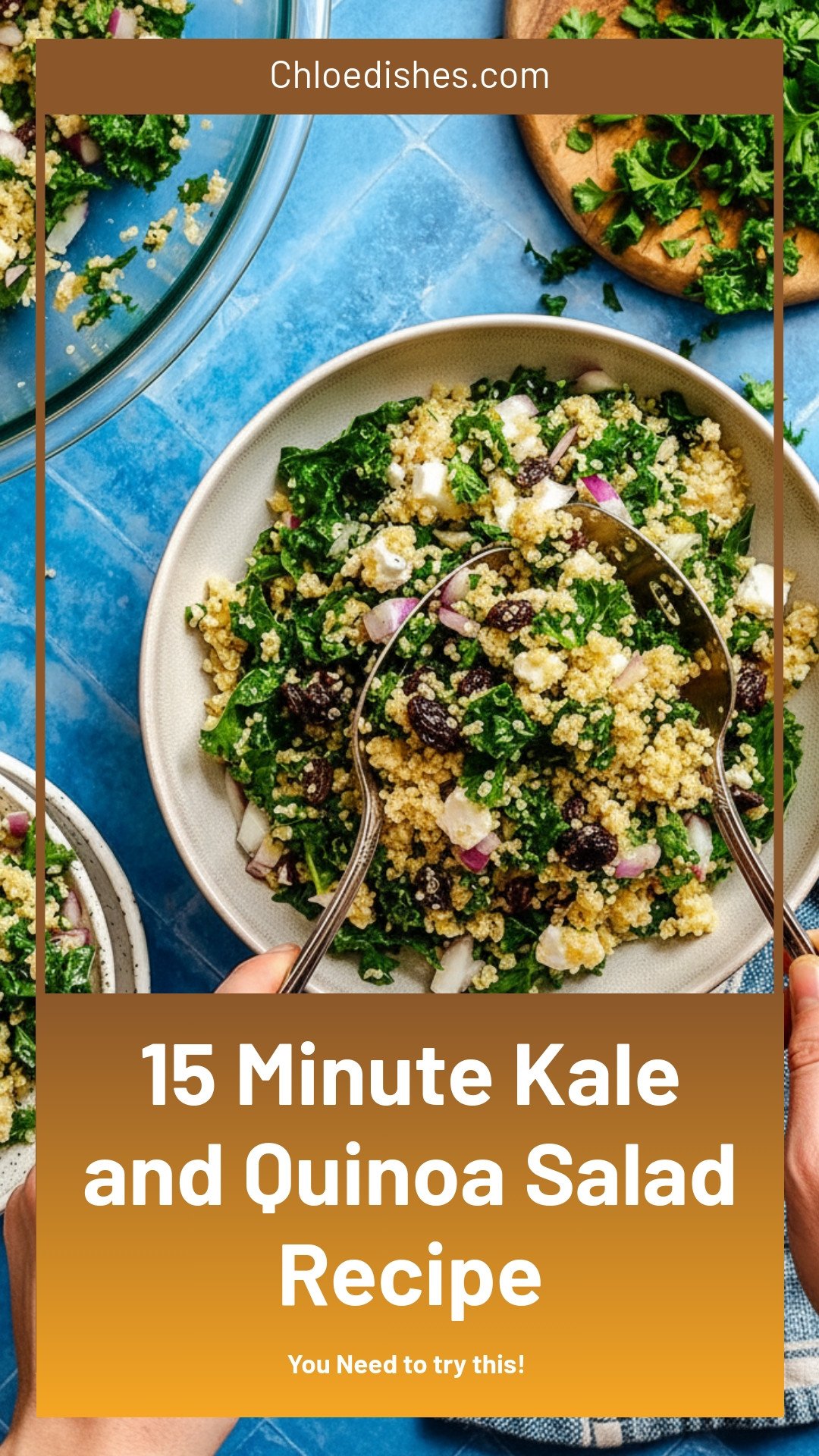 The 15 minute kale and quinoa salad I could eat every day
