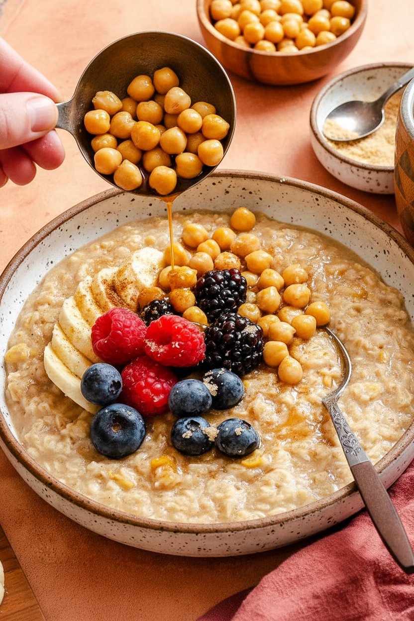 Are you adding chickpeas to your oatmeal? You should be