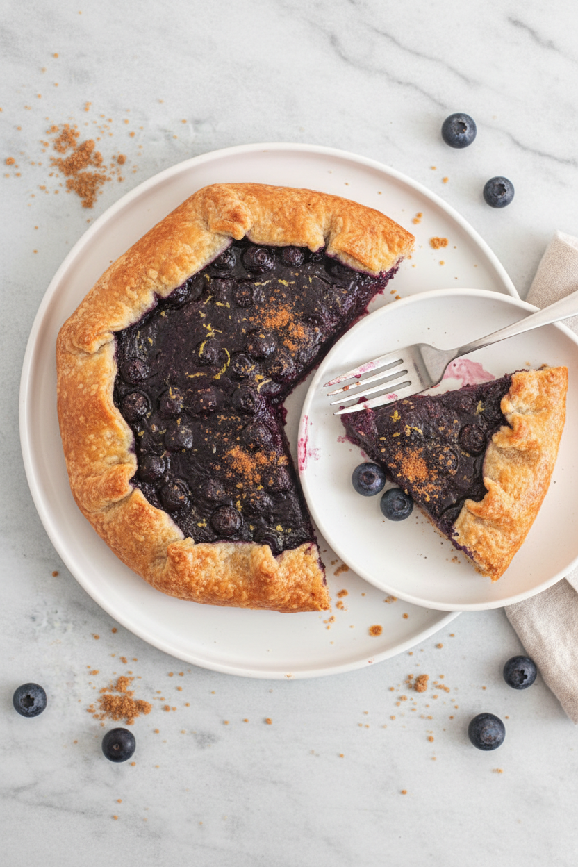 Blueberry Galette (Air Fryer)