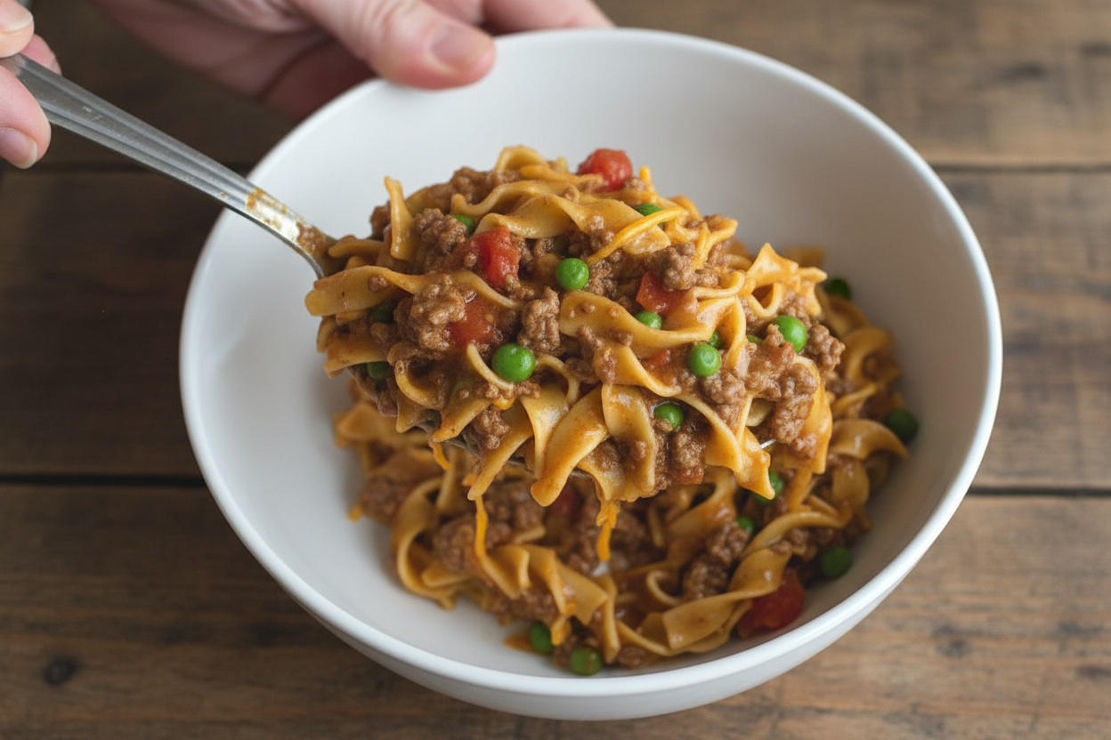 Amish Yummasetti Noodle Casserole Recipe Test