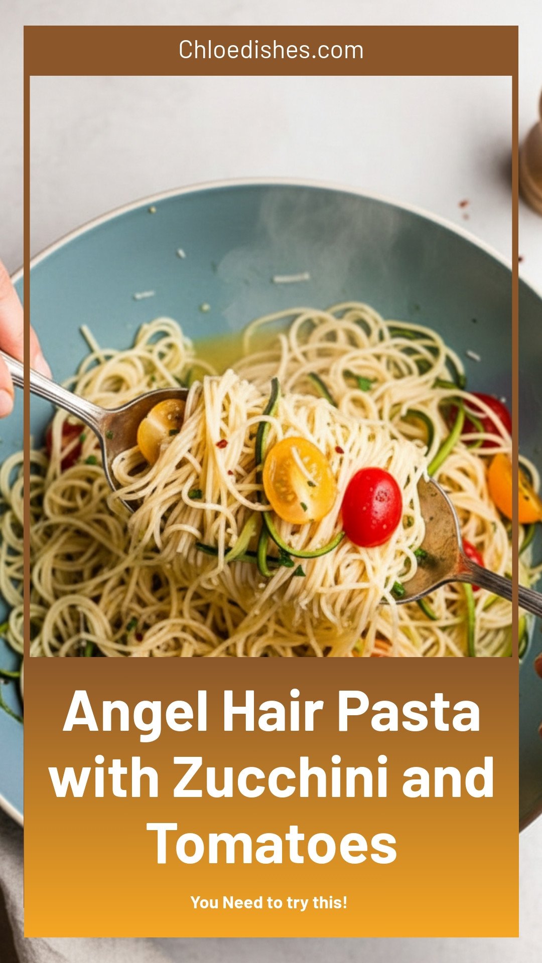 Angel Hair with Zucchini and Tomatoes