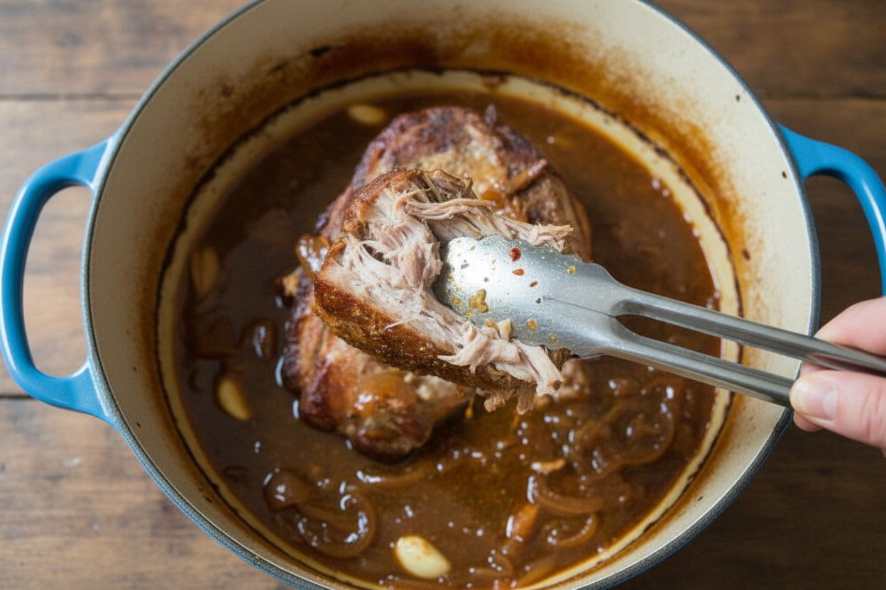Apple Cider Roasted Pork That Falls Apart