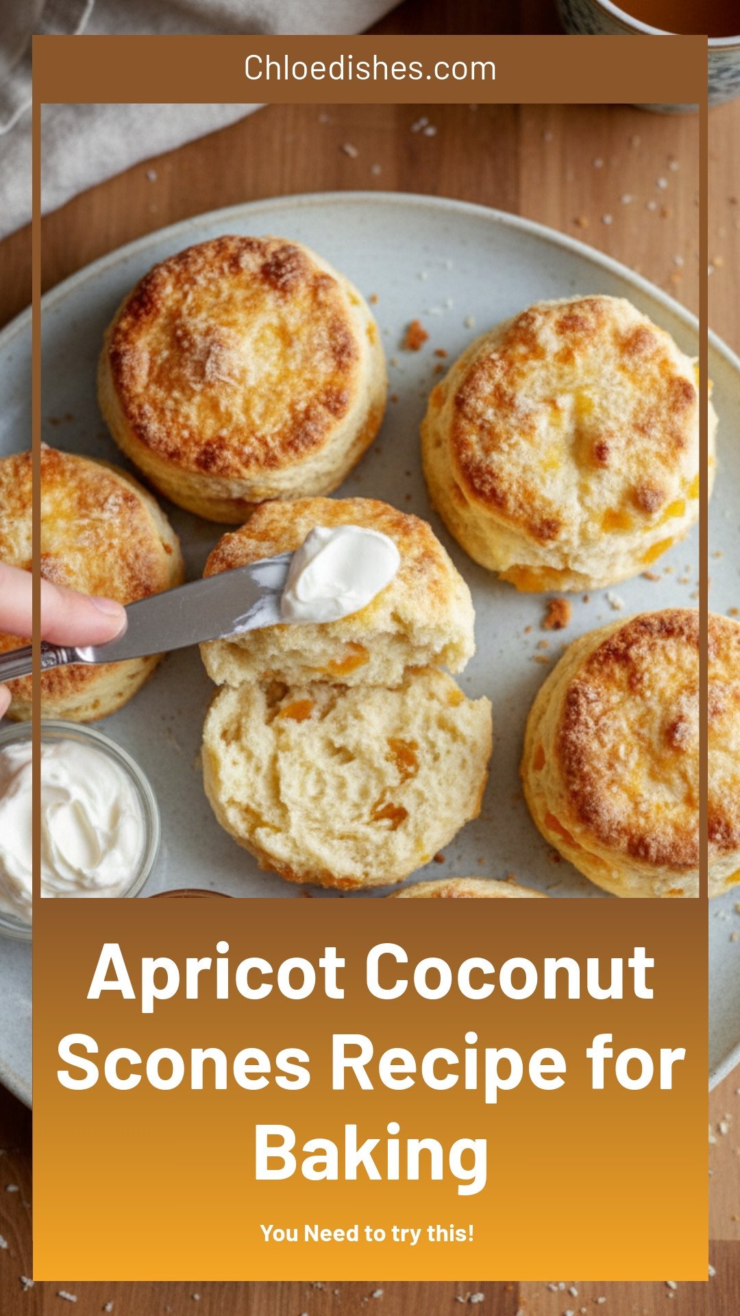 Apricot Coconut Scones Recipe