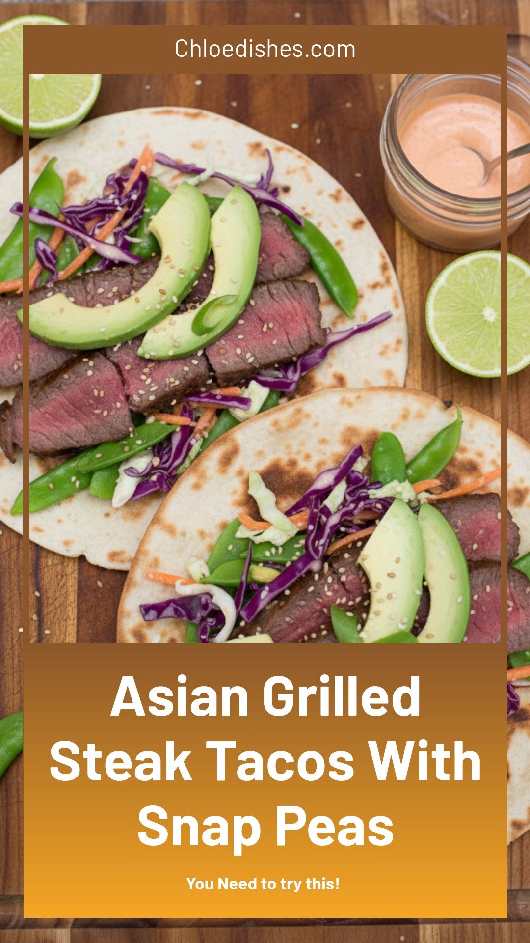 Asian-Inspired Grilled Steak Tacos With Snap Peas | Caroline Chambers