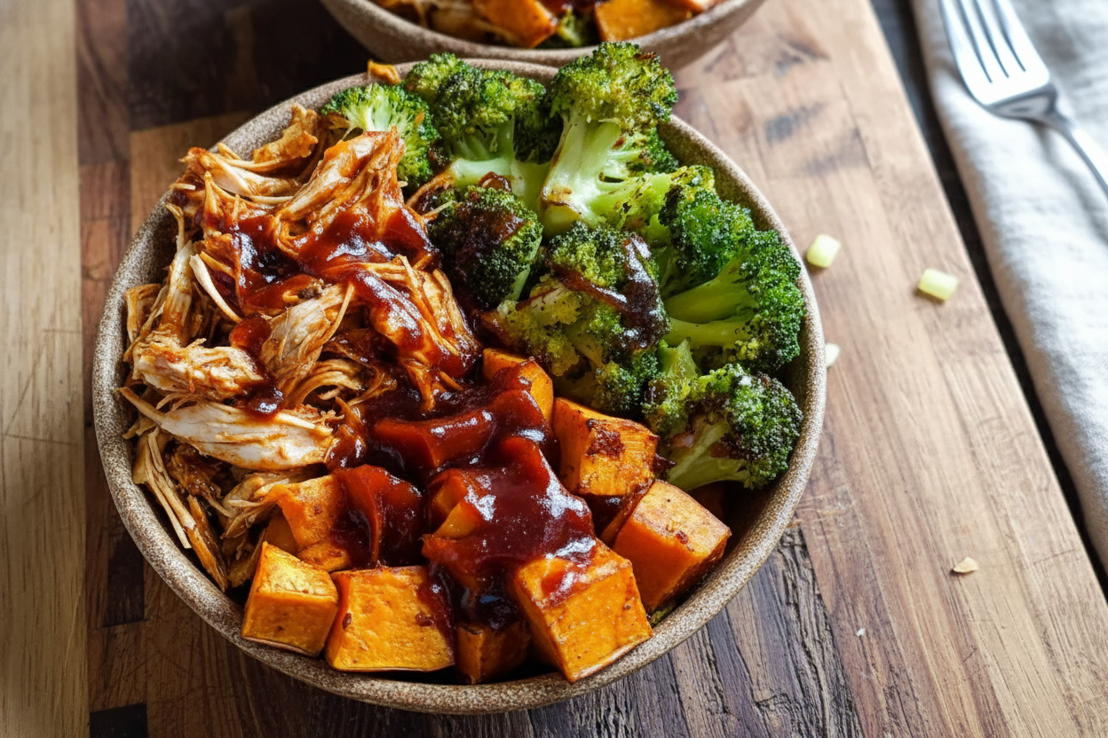 BBQ Chicken Sweet Potato Bowl Recipe