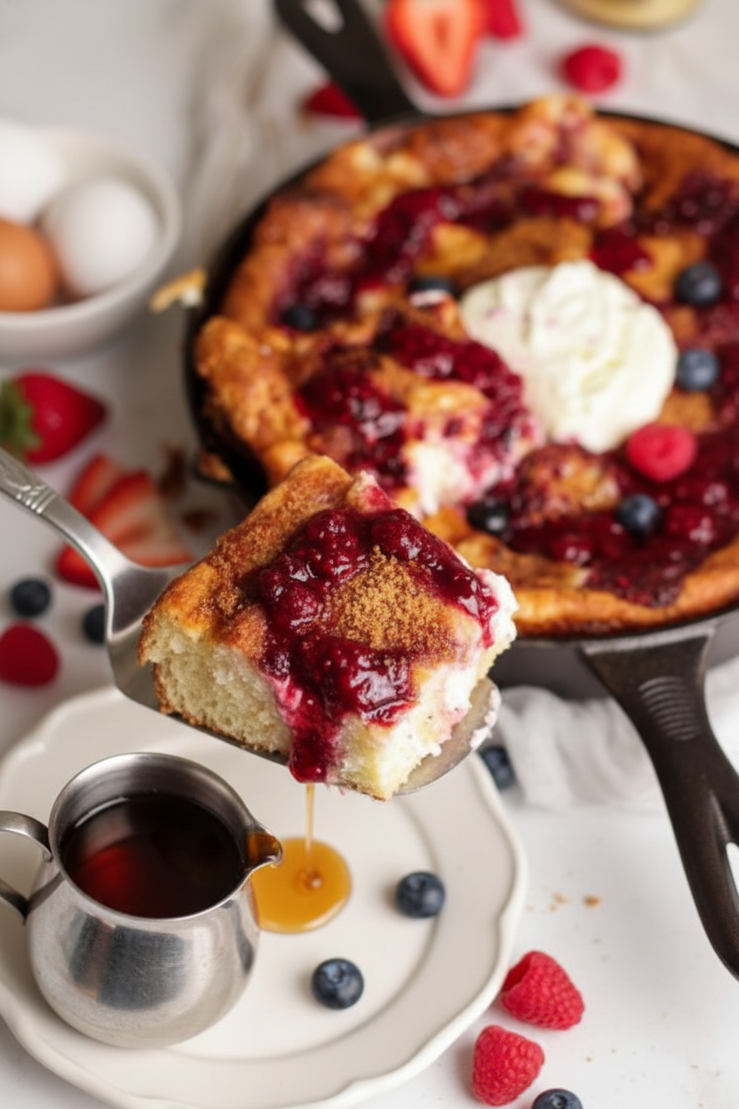 Baked Berry Cheesecake French Toast