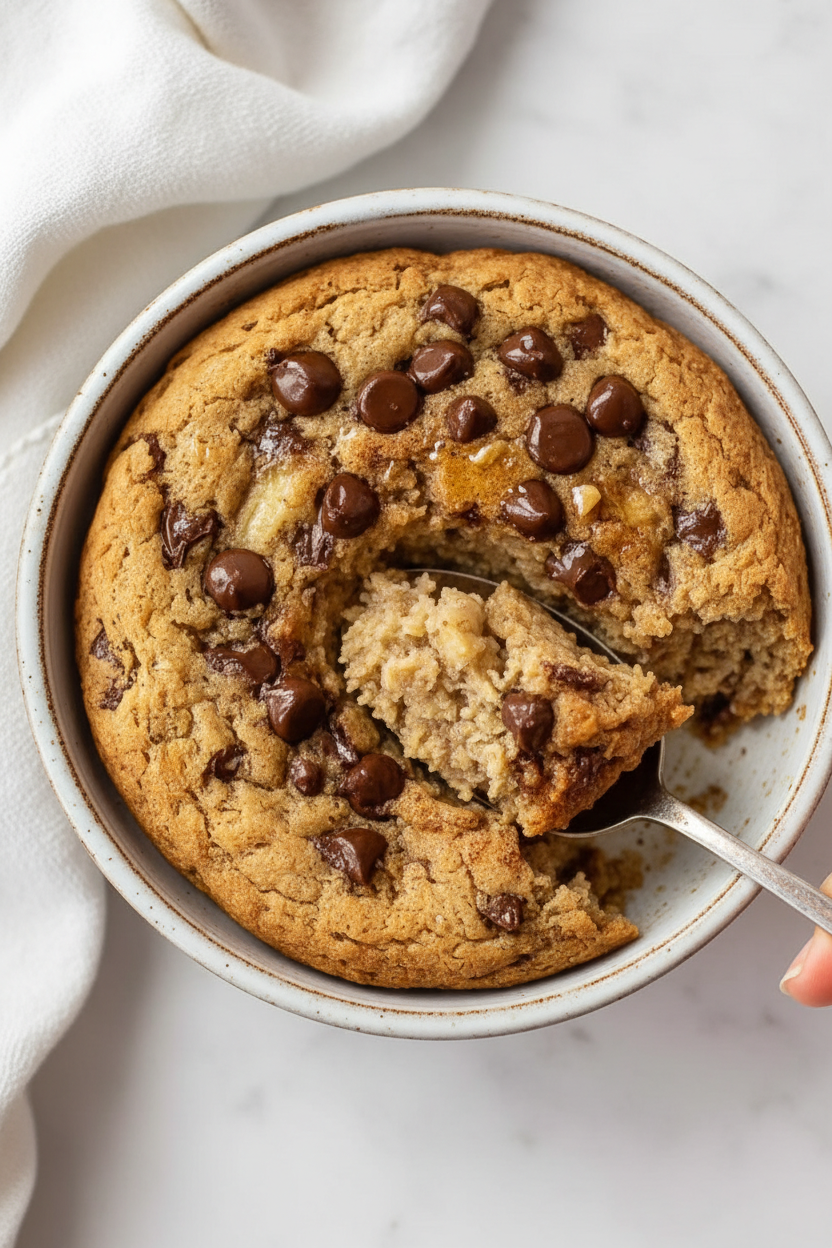 Banana Bread Baked Oats Recipe
