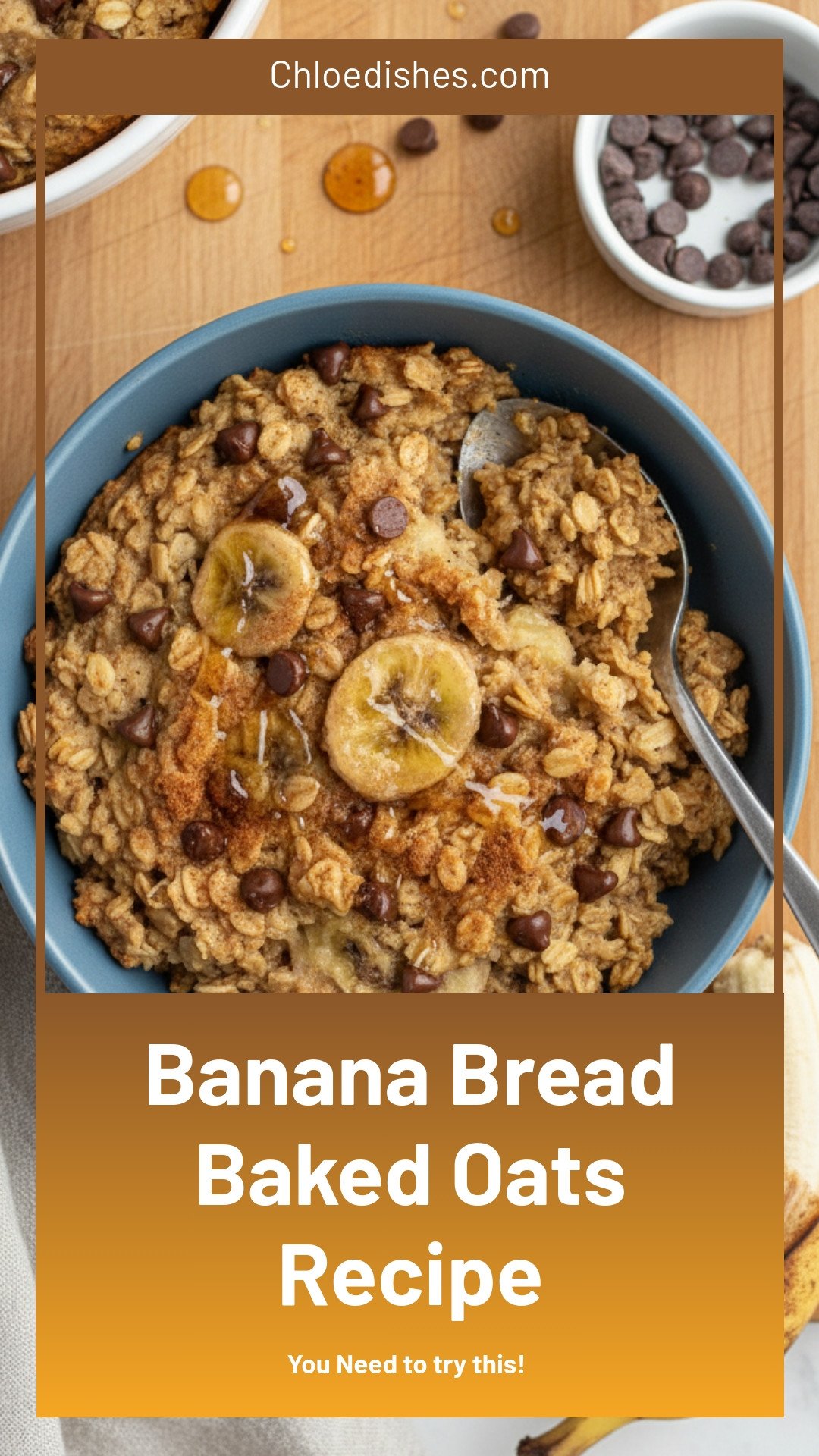 Banana Bread Baked Oats Recipe