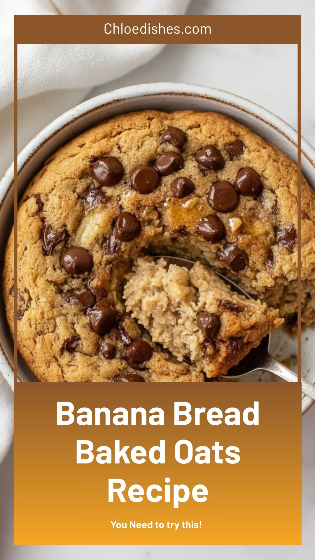 Banana Bread Baked Oats Recipe