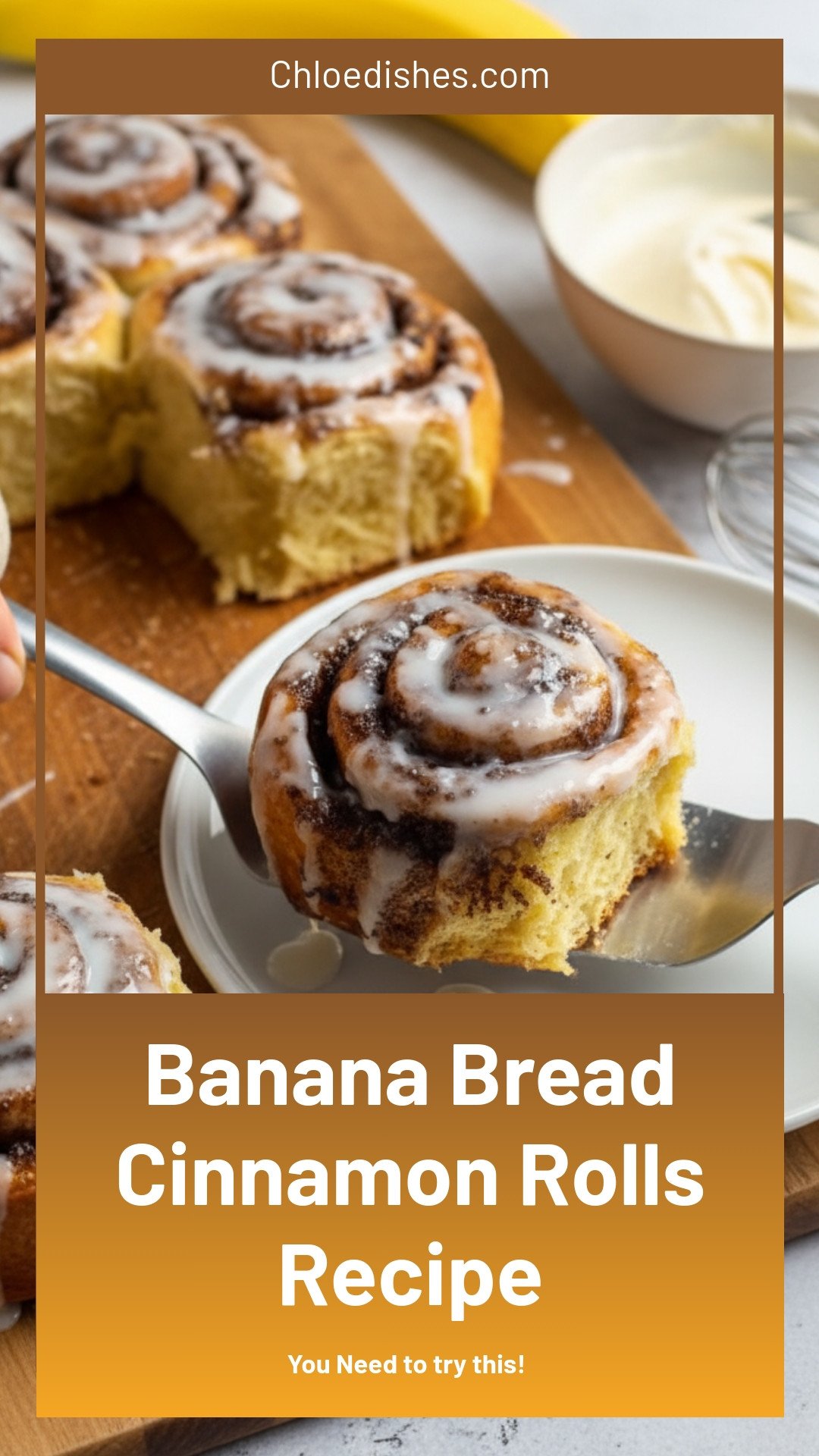 Banana Bread Cinnamon Rolls Recipe