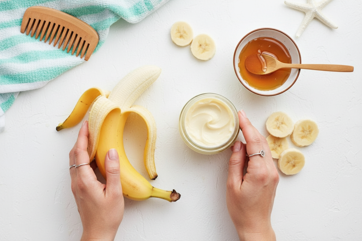 Banana Hair Mask Recipe for Healthy Hair