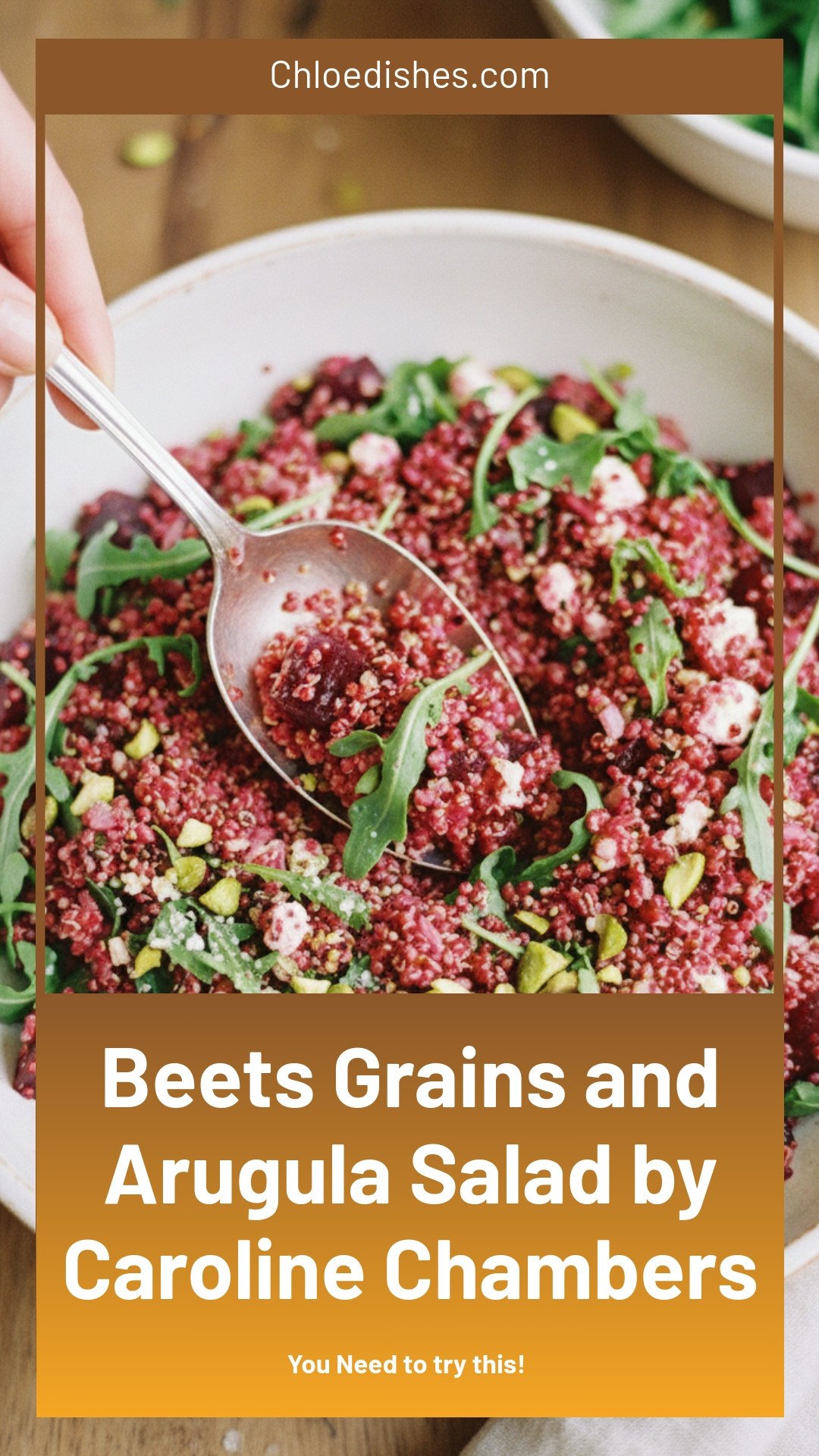 Beets, Grains, & Arugula Salad | Caroline Chambers