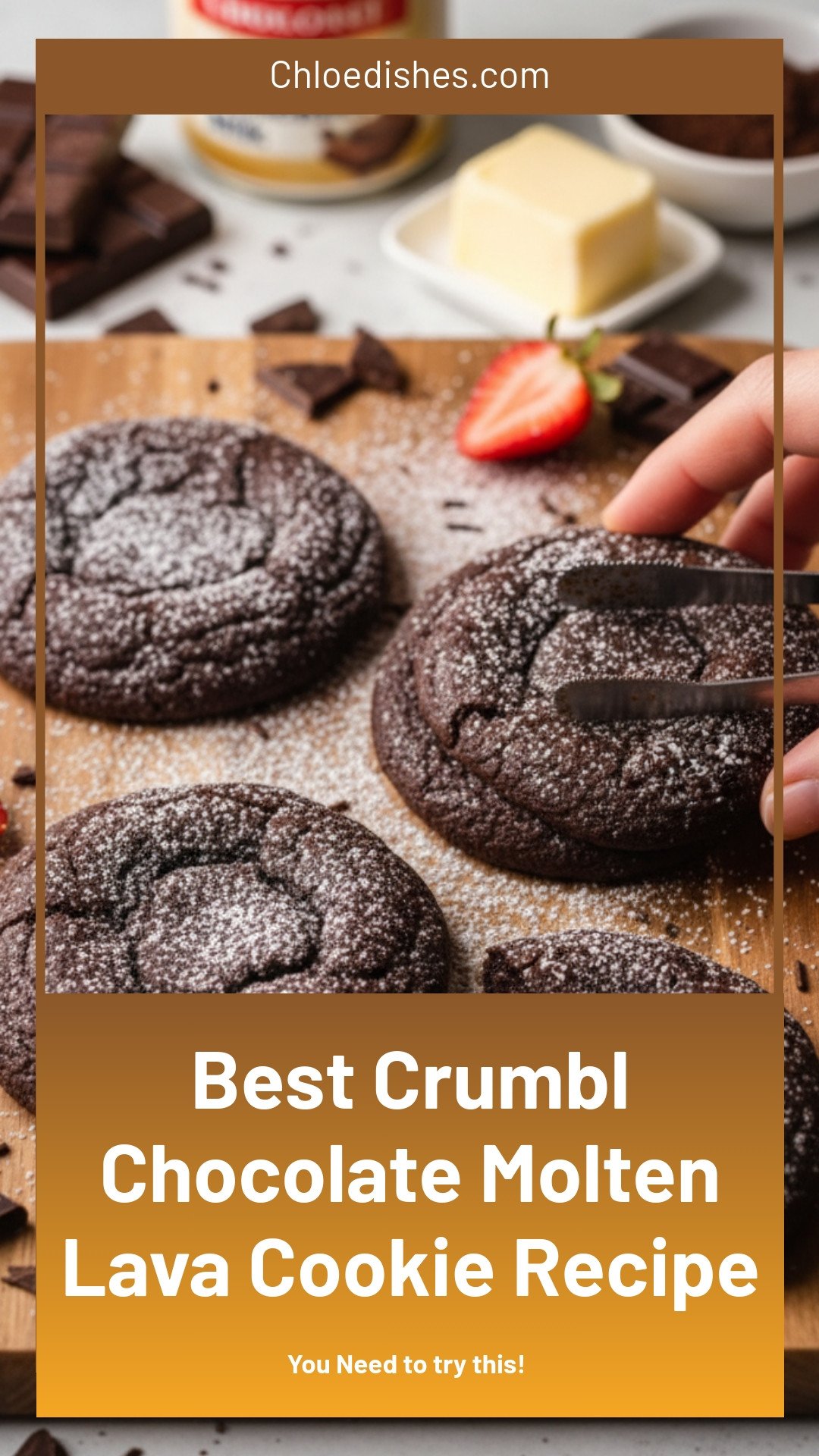 The Best Crumbl Chocolate Molten Lava Cookies