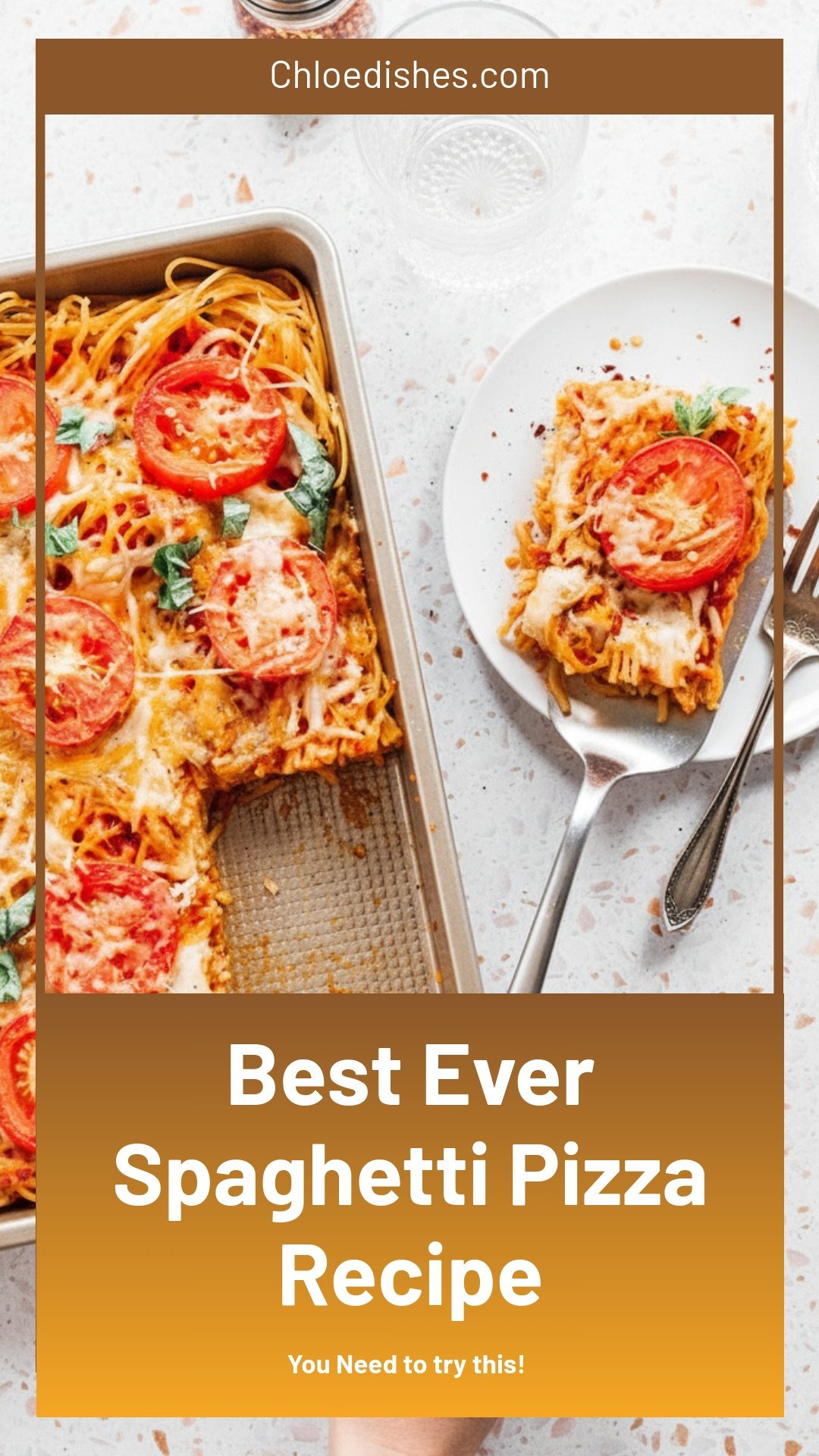 Best Ever Spaghetti Pizza