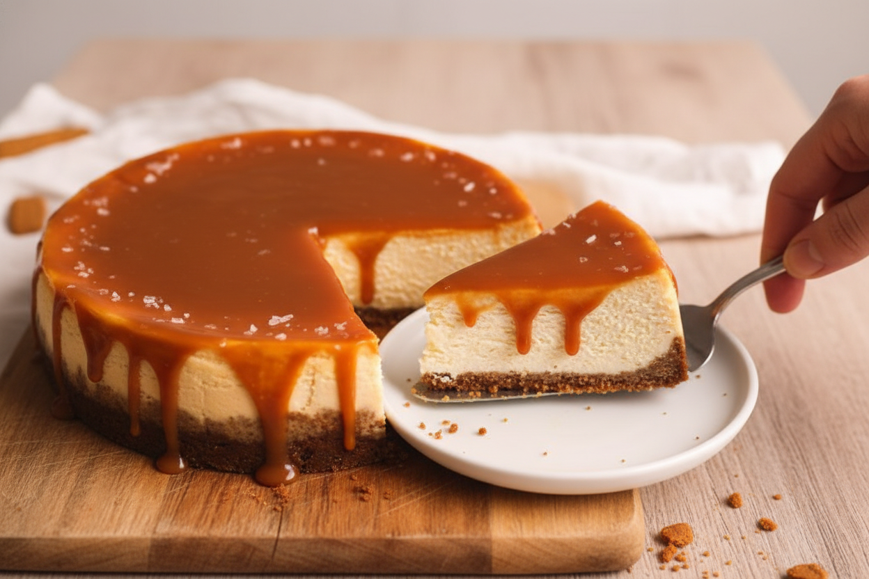 BEST Salted Caramel Cheesecake: Best Salted Caramel Cheesecake Recipe Ever