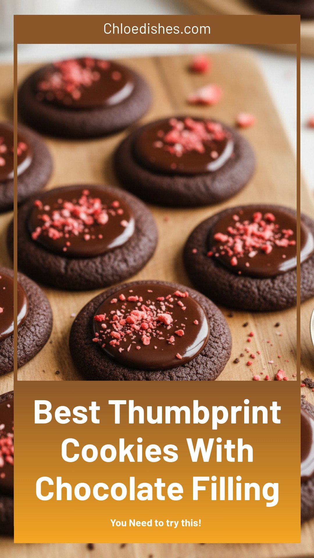 Best Chocolate Thumbprint Cookies