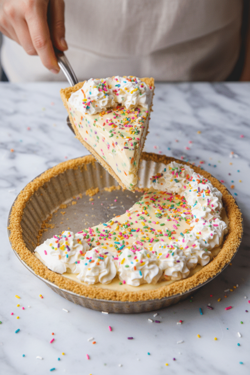 Birthday Cake Pie Recipe