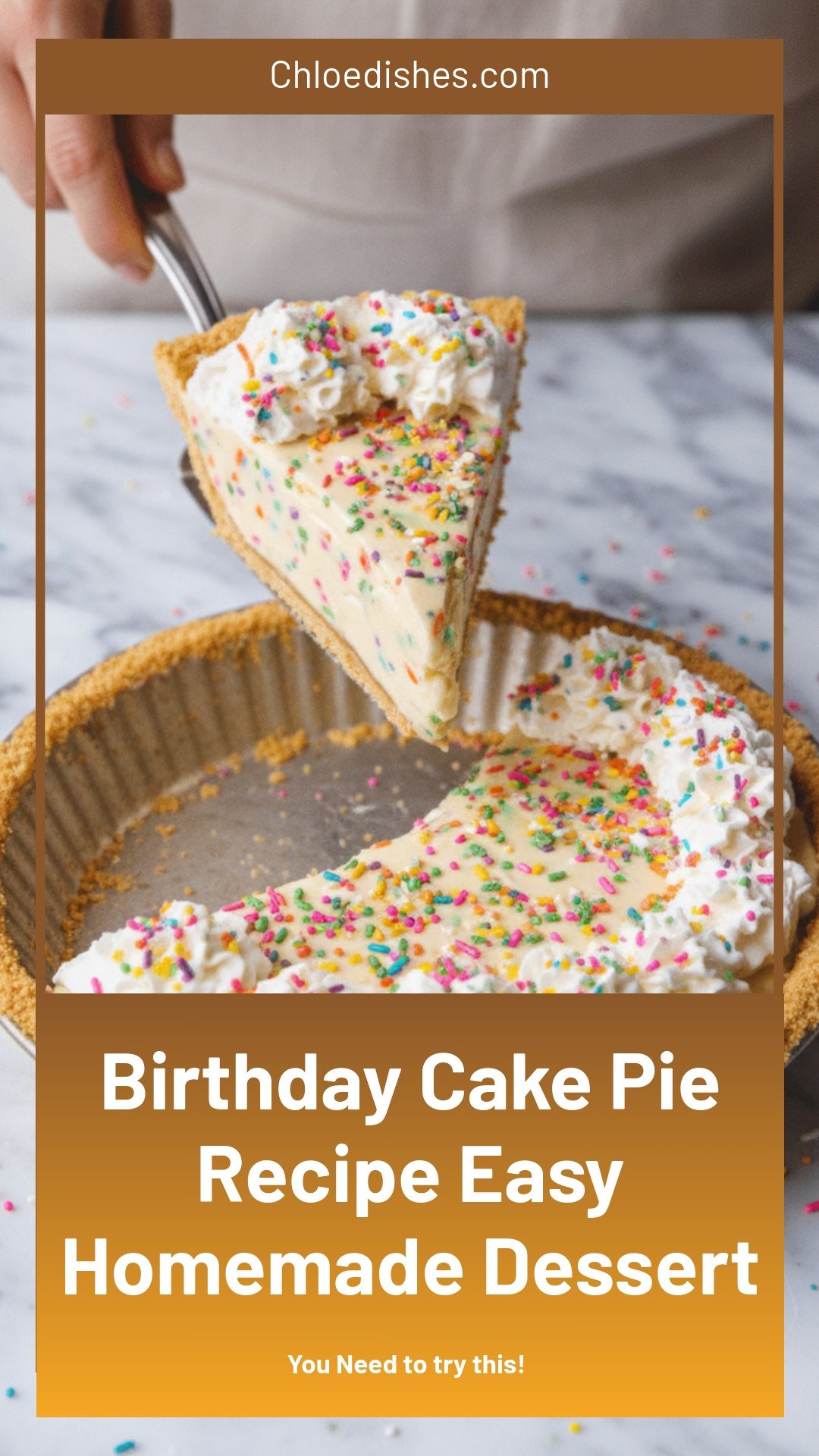 Birthday Cake Pie Recipe