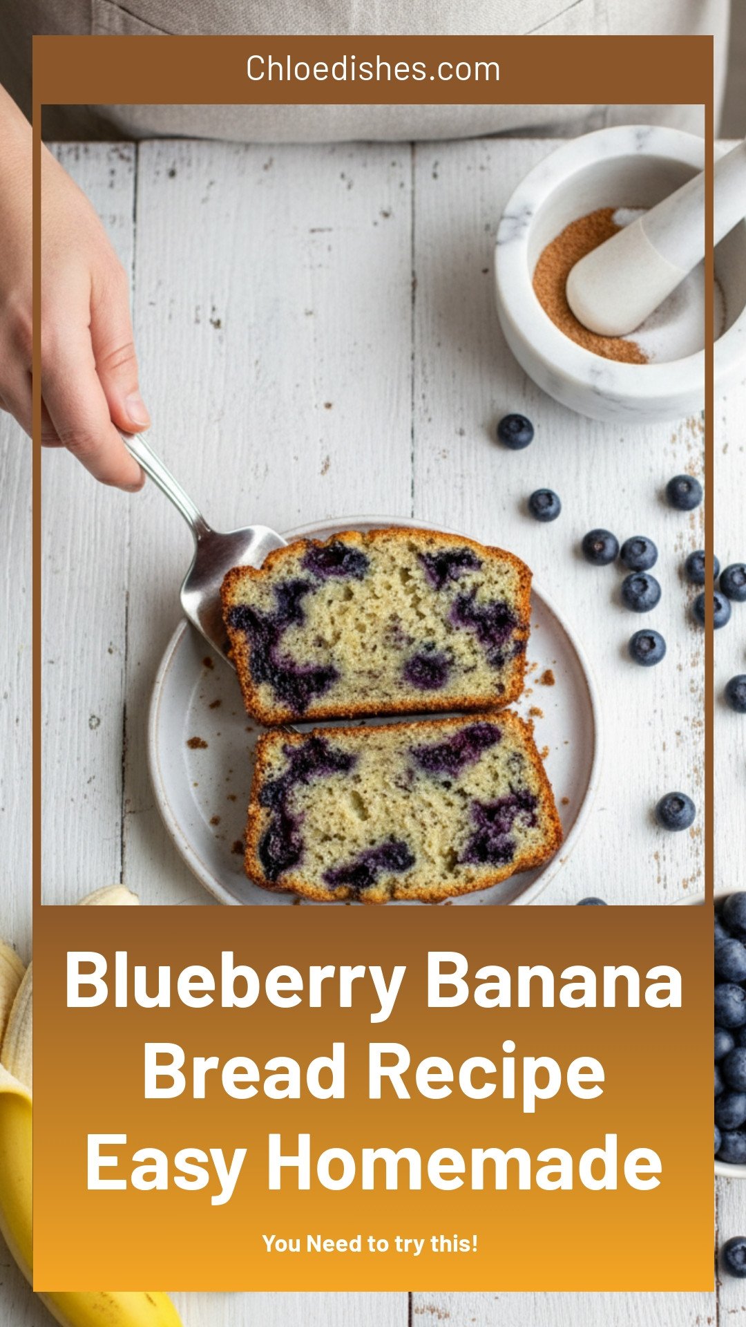 Blueberry Banana Bread Recipe