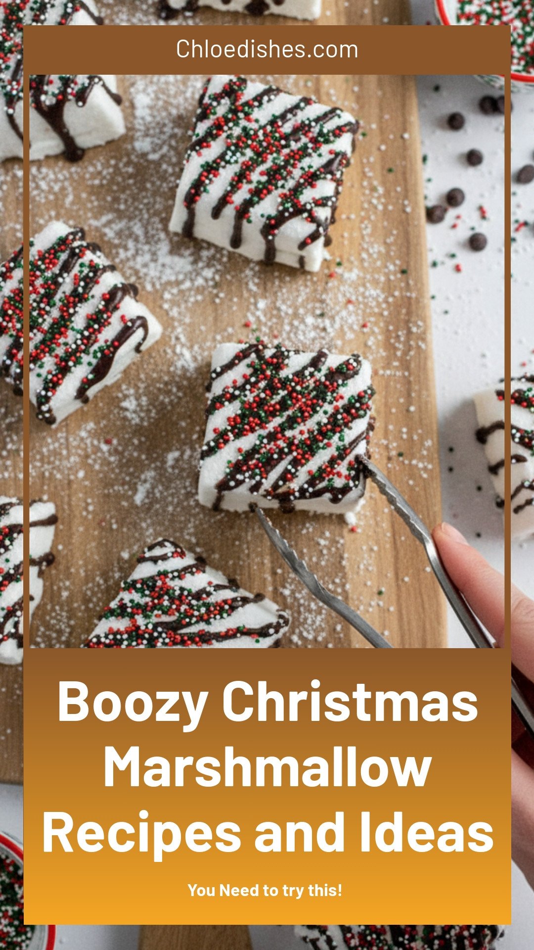 Boozy Christmas Marshmallows