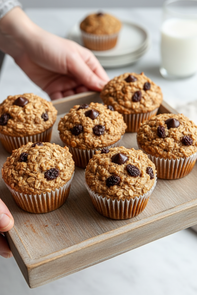 Breakfast Oatmeal Cupcakes To Go Recipe