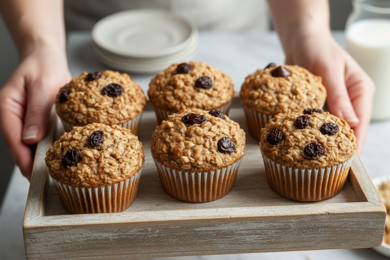 Breakfast Oatmeal Cupcakes To Go Recipe