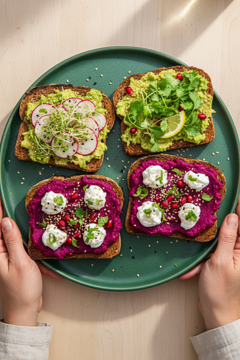 Bright Bold Breakfast Toasts
