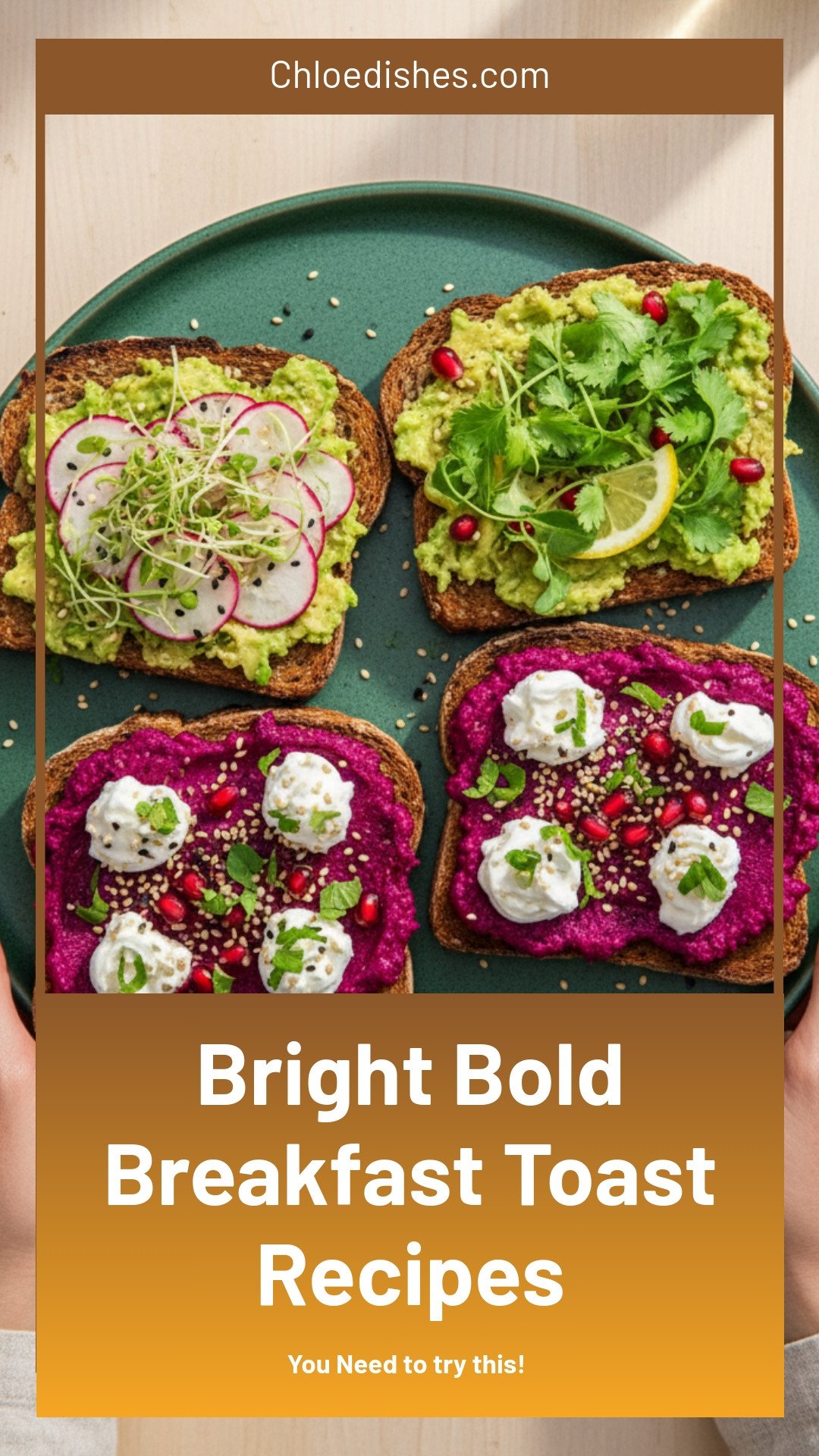 Bright Bold Breakfast Toasts