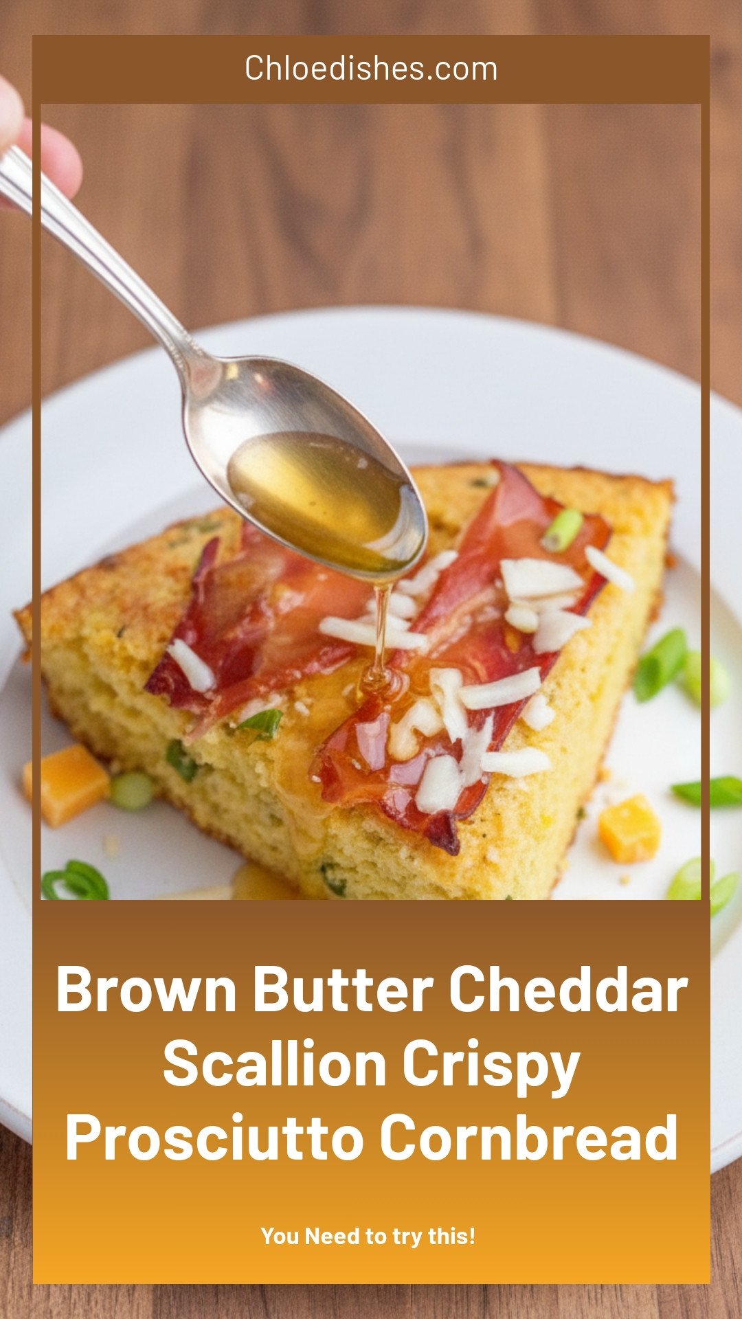 Trader Joe's Tuesday: Brown Butter Cheddar-Scallion Crispy Prosciutto Cornbread | Caroline Chambers