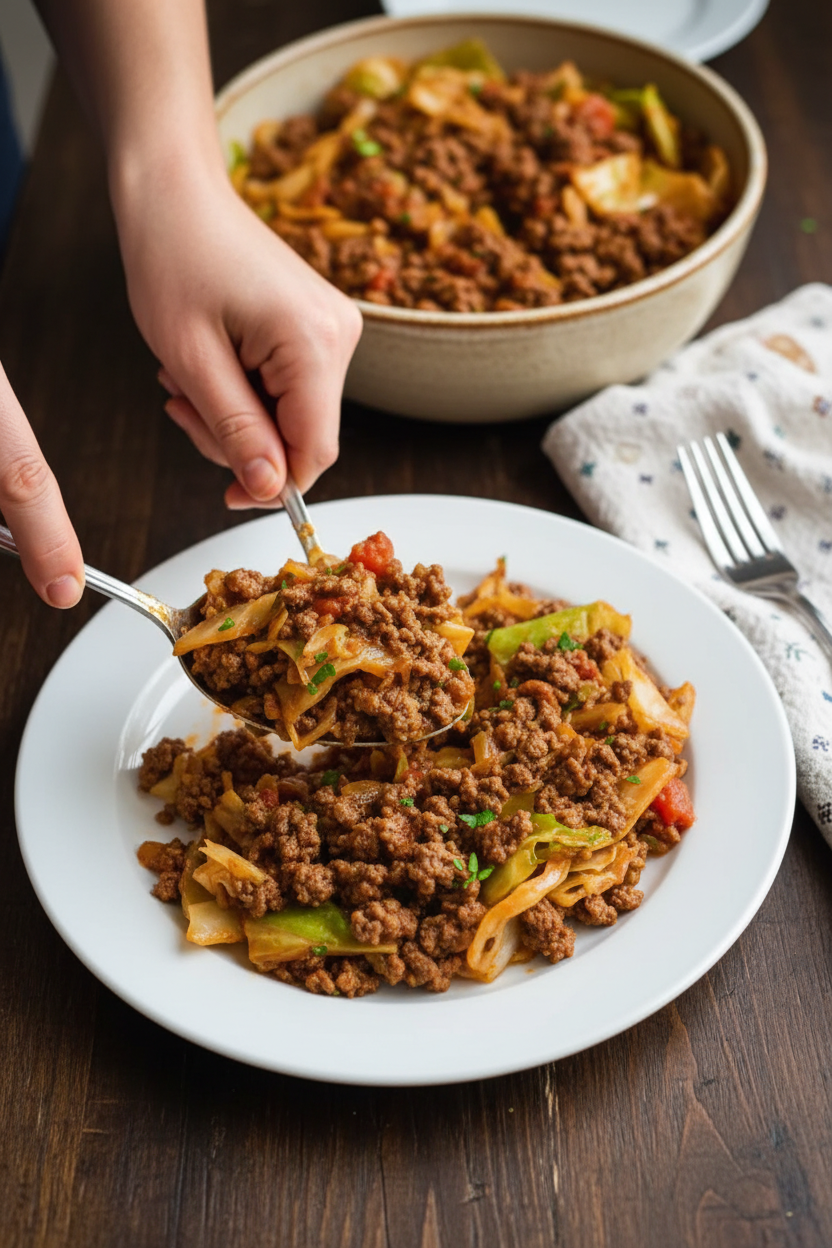 Cabbage and Ground Beef: A Hearty Comfort Dish