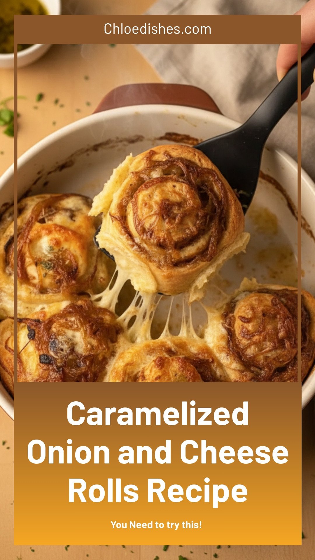Caramelized Onion cheesy rolls
