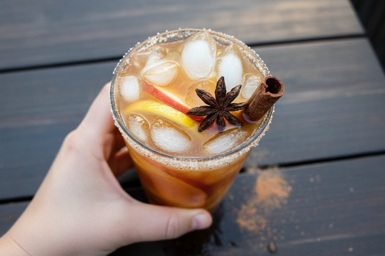 Caroline Chambers Apple Cider Tequila Smash Recipe